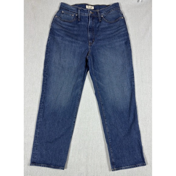 Madewell Denim - Madewell Perfect Vintage Straight Jeans 31 (Measures 34x30) Mayfield Blue